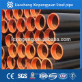 A335 P9 ALLOY SEAMLESS STEEL PIPE WITH BLACK COATING ,PLASTIC CAPS